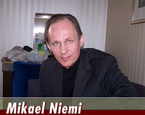 Der Schriftsteller Mikael Niemi